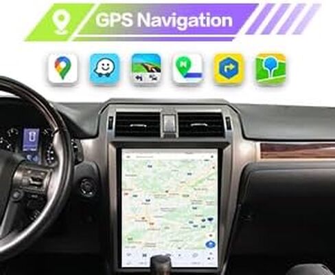 15.6 inch Tesla Screen Car Radio Stereo for Lexus GXGX400 GX460 2010-2022 GPS Navigation DSP in Dash Headunit Multimedia Player CarPlay AutoRadio (8-128GB) in Saudi Arabia