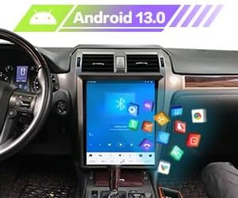 15.6 inch Tesla Screen Car Radio Stereo for Lexus GXGX400 GX460 2010-2022 GPS Navigation DSP in Dash Headunit Multimedia Player CarPlay AutoRadio (8-128GB) in Saudi Arabia