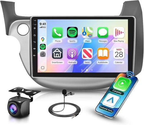 Linux Car Stereo Upgrade for Honda Fit 2008-2013 Carplay Android Auto in Saudi Arabia