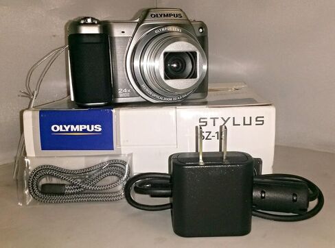 Olympus Stylus SZ-15 Digital Camera with 24x Optical Zoom and 3-Inch LCD, Silver in Kuwait