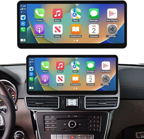 شاشة CarPlay Android Auto مقاس 2026 مقاس 12.3 بوصة لسيارة مرسيدس بنز GLE GLS in Kuwait