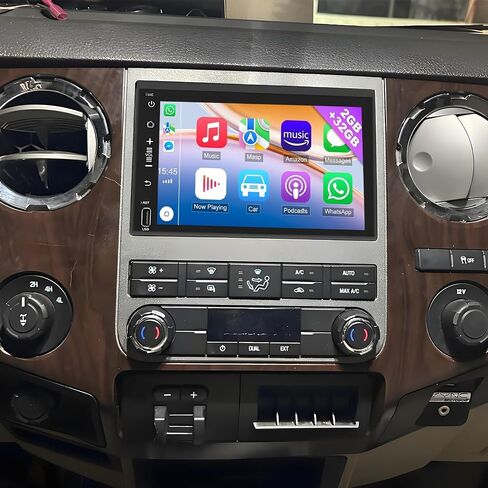 Car Radio for Ford F150/F250/F350 2004-2014 with Wireless Apple Carplay Android Auto, 7’’ Touch Screen Upgrade for F150 Android Car Stereo Bluetooth, HiFi FM, GPS Navigation, WiFi Connection, SWC in Kuwait