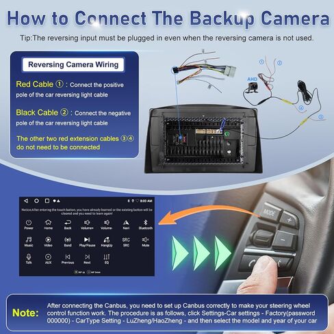 [2G+64G] Volxcereo Car Radio for Jeep Grand Cherokee 2005 2006 2007 in Saudi Arabia