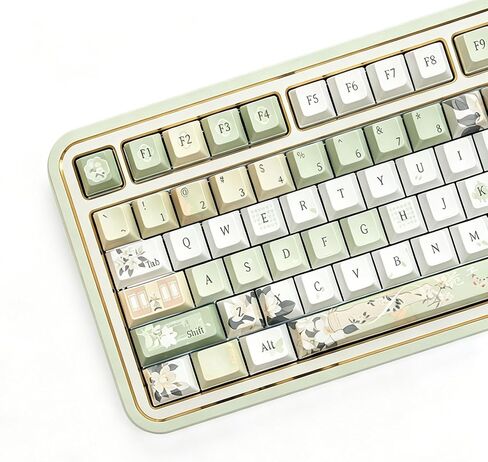 PBT Keycap Chinese Design, Blue and White Key Cap for Keyboard in Kuwait