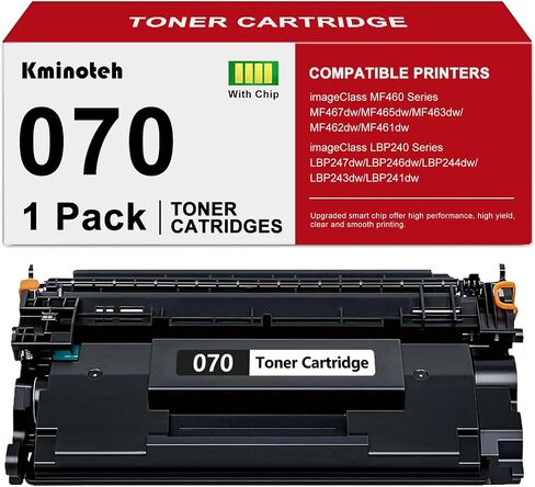 070 Toner Cartridge Compatible for Canon 070 Toner Cartridge Compatible for Canon imageCLASS MF465dw MF462dw LBP246dw LBP247dw Printer (2 Pack) in Saudi Arabia