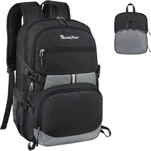 Seektop 40L Foldable Backpack for Men Women,Multiple Pockets Travel Daypack in Saudi Arabia