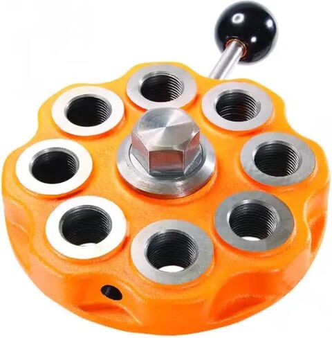 Lyman 7726165 Brass Smith, 8 Station Turret Only Orange One Size in Saudi Arabia