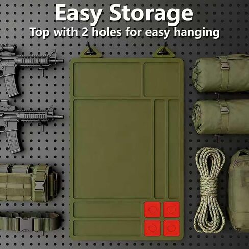 Gun Cleaning Mat, Anti-Slip Rubberized Maintenance Mat for Handgun Rifle Shotgun, Oil-Resistant & Solvent-Resistant Gun Work Mat in Saudi Arabia