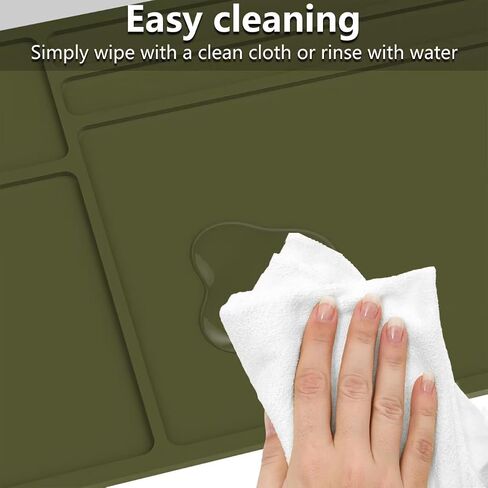 Gun Cleaning Mat, Anti-Slip Rubberized Maintenance Mat for Handgun Rifle Shotgun, Oil-Resistant & Solvent-Resistant Gun Work Mat in Saudi Arabia