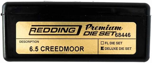 Redding Premium Series Die Set for 6.5 Creedmoor Cartridges | Reliable Reloading Dies with Cartridge Loading Block in Saudi Arabia