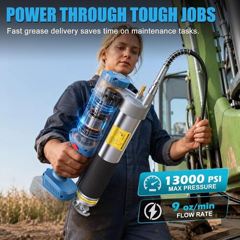 Takuoo 2-in-1 Electric Grease Gun for Makita 18V Battery, Bare Tool in Saudi Arabia