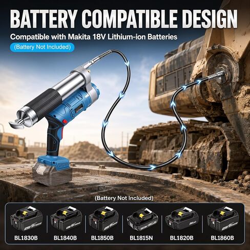 Takuoo 2-in-1 Electric Grease Gun for Makita 18V Battery, Bare Tool in Saudi Arabia