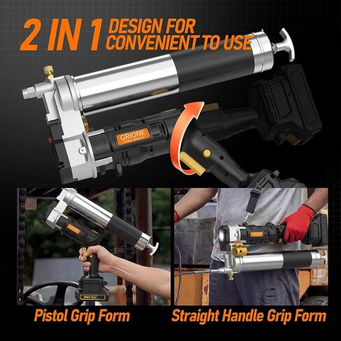 Electric Grease Gun Compatible with DeWalt 20V Battery (No Battery) 14oz Capacity Cordless Powered Grease Gun with 39." Flex Hose for Automotive, Truck, Farm Equipment Maintenance in Saudi Arabia