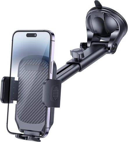 Car Phone Holder Dashboard Phone Mount - [2026 Upgrade - Strong Suction Cup],360 Degree Rotation Multifunctional Car Universal Phone Mount Compatible with 4-7 inch cellphones in Saudi Arabia