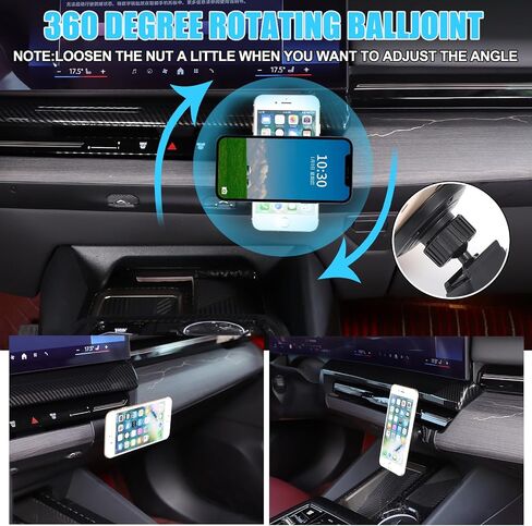 Car Phone Holder for 2024-2026 BMW 5 Series i5 G60 G68 530i 540i Accessories Magnetic 360 Rotatable Centre Console Air Vent Fixed Mobile Phone Mount Holder for Car Fit for iPhone Android Smartphones in Saudi Arabia