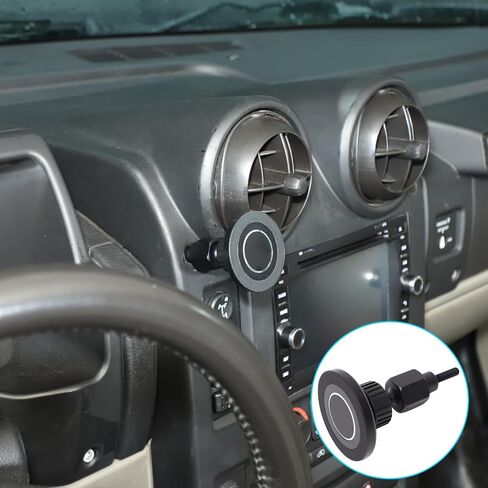 PIUGILH Magnetic Phone Holder Mount Compatible with Hummer H2 2003-2007 Interior Accessories, Aluminum Alloy Center A/C Air Vent Side Cell Phone Holder Stand in Kuwait