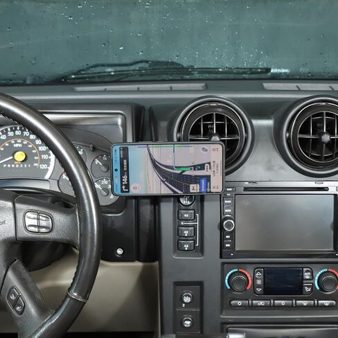 PIUGILH Magnetic Phone Holder Mount Compatible with Hummer H2 2003-2007 Interior Accessories, Aluminum Alloy Center A/C Air Vent Side Cell Phone Holder Stand in Kuwait