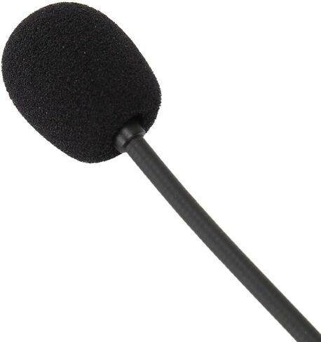 3.5mm Gold Plated Curved Plug Mic Replacement 5.91in Detachable Game Microphone for Hyper X Cloud II for Cloud Core for Cloud Pro Silver for Cloudx in Saudi Arabia