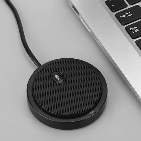 M2 Wired Omnidirectional Microphone with Ultrahigh Sensitivity for Desktop Conferencing - Black in Saudi Arabia