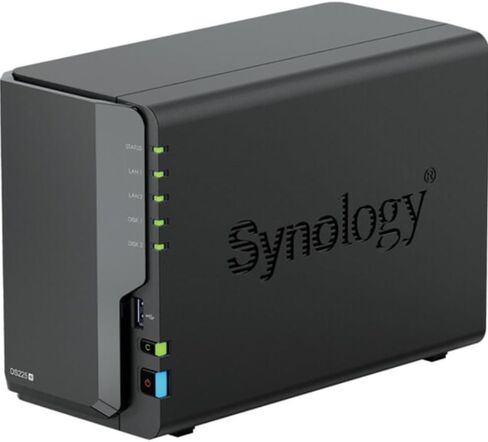 DS225+ 2-Bay NAS Server Combo with 16TB (2 x8TB) HDD, 6GB DDR4 RAM, 2.5GbE LAN in Saudi Arabia