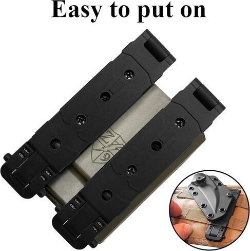 Molle Clips Attachment, 3 Inch Molle Holster Adapter for Knife Sheath, Gun Holster, Mag Pouch, Molle Vest & Gear in Saudi Arabia