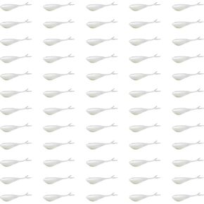Lunker City Fishing 1.75 بوصة Fin-S Shad 3 حزمة ذيل منقسم من البلاستيك الناعم سمك المنوة باس طعم سميك للجسم الكرابي وطعم السمك، 60 طُعم، صنع في الولايات المتحدة الأمريكية in Kuwait