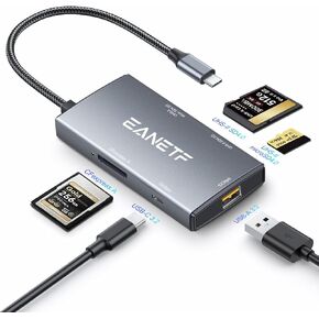 Eanetf 5-in-1 USB C Hub 10Gbps CFexpress Type C for 8K RAW in Kuwait