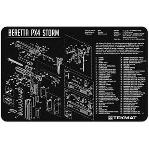 TekMat Beretta PX 4 Storm Gun Cleaning Mat, Black, TEK-R17-BER-PX4, One Size in Saudi Arabia