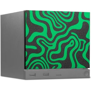 Magnetic Faceplate for Steam Machine, Layered Wave Design - Lime Green in Saudi Arabia