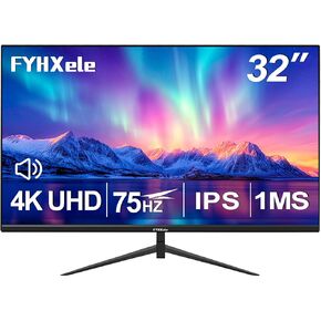 32'' 4K UHD (3840*2160) Computer Monitor 75hz for Design Casual Gaming Work in Saudi Arabia