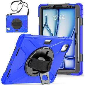 Zenrich Shockproof Case for iPad Air 11-inch M4/M3/M2-Black in Saudi Arabia