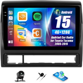 4G+128G Andriod Car Radio for Toyota Tacoma 2005-2015 with CarPlay Android Auto 10.1 Inch Incell Touch Screen with GPS Navigation WiFi Backup Camera Mic in Saudi Arabia