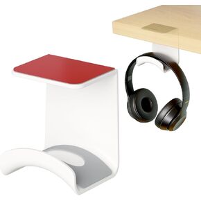 Gmae Headphone Stand for Desk Mini Headset Hanger Holder with Strong Adhesive Headset Stand Headphone Holder (Under Desk White) in Kuwait