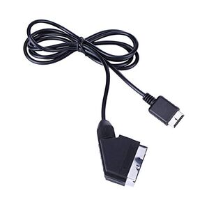 Phoncoo 2m SCART Cable TV AV Lead Real RGB Scart Cable for PlayStation PS1 PS2 PS3 Slim Line Game Consoles in Kuwait