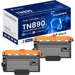 TN890 TN-890 2 Pack Compatible TN-890 Ultra High Yield Toner Cartridge Replacement for Brother MFC-L6900DW HL-L6400DW HL-L6250DW MFC-L6750DW Toner Printer. in Saudi Arabia