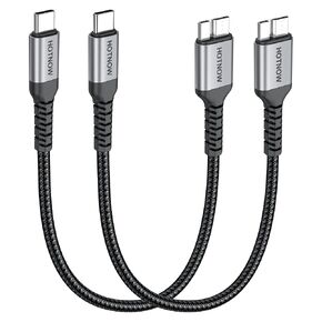 كابل محرك الأقراص الصلبة الخارجي Micro B إلى USB C بسرعة 10 جيجابت في الثانية، 1FT، عبوتان in Kuwait