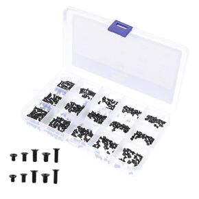 LABRIMP Countersunk Head Screws and Black Stainless Steel for Rust-Proof and Wear-Resistant Replacement Laptop Screws Assortment Kit, Light Weight Computer Case Hard Drive in Kuwait