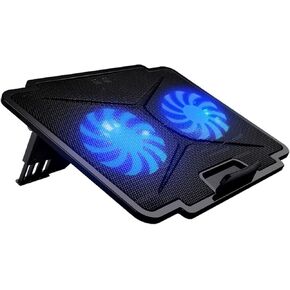 LED Gaming Laptop Cooling Pad Laptop Cooling Stand External Fan with 2 USB Port for Fan Coolers Stand in Saudi Arabia
