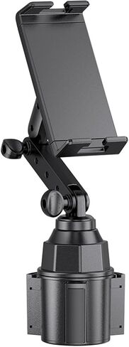 Universals Car Cup Holder Mount for Tablets and Phones with 360 Degree Rotation and Adjustable Viewing Angled in Kuwait