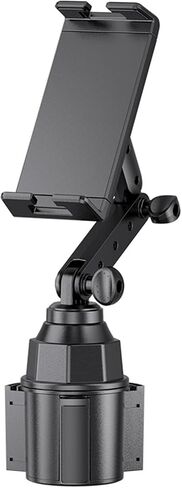 Universals Car Cup Holder Mount for Tablets and Phones with 360 Degree Rotation and Adjustable Viewing Angled in Kuwait