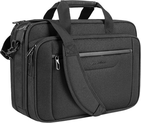 VANKEAN 17.3" Expandable Laptop Briefcase for Travel & Business in Saudi Arabia