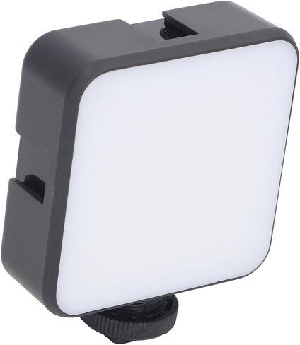 LED Video Light, Portable Pocket Light, Adjustable Brightness 2500-9000K for Vlogging Photography with 3 Cold Shoe Mounts in Saudi Arabia