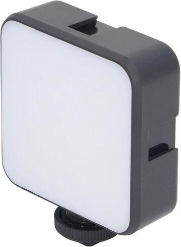 LED Video Light, Portable Pocket Light, Adjustable Brightness 2500-9000K for Vlogging Photography with 3 Cold Shoe Mounts in Saudi Arabia