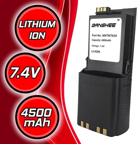 Banshee High Capacity 4800MAH Battery Replacement, Compatible with Motorola APX 5000/6000/7000 Portable Radios and More in Kuwait