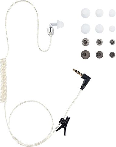 3.5mm Covert L-Type Earpiece for Motorola Radio 23" Yellow in Saudi Arabia