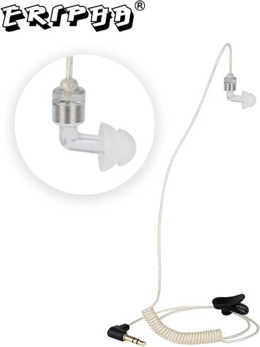 3.5mm Covert L-Type Earpiece for Motorola Radio 23" Yellow in Saudi Arabia