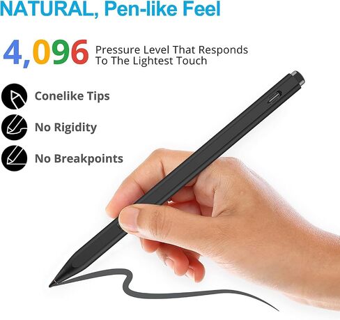 Milikilo AMZ Fire Tablet Stylus Pen for Amazon Fire Max 11 (2023 Release) & Amazon Fire HD 10, (13th Gen, 2023 Release) Tablets,Stylus with USB-C Fast Charging, 4096 Fine Control in Saudi Arabia