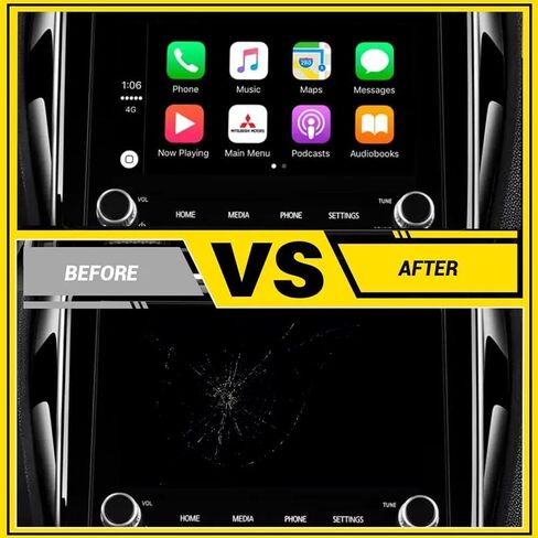 GearUp 8" LCD Monitor Touch Screen for Mitsubishi Outlander 2019-2022 in Saudi Arabia