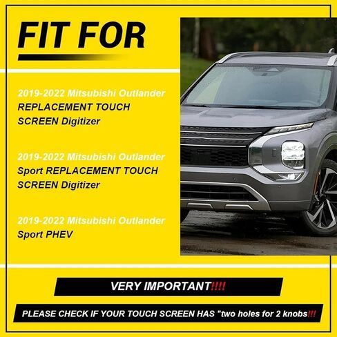 GearUp 8" LCD Monitor Touch Screen for Mitsubishi Outlander 2019-2022 in Saudi Arabia