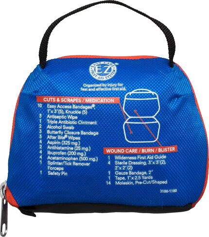 Adventure Medical Kits Mountain Series Medical Kit (Day Tripper Lite) - 59 Pieces, blue/orange, one size (0100-1000) in Saudi Arabia